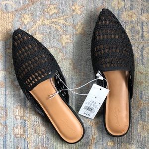 Universal Thread Black Whisper Mules (NWT)
